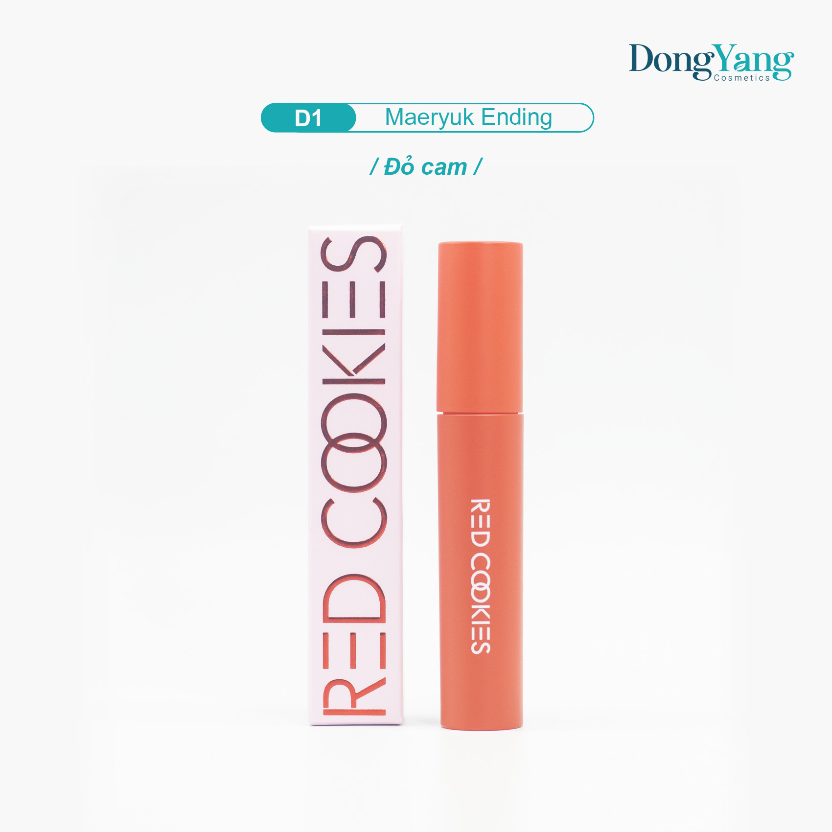 Son Lì Red Cookies Water Dew Velvet Tint Hàn Quốc Màu D1 - Đỏ Cam (4gr )