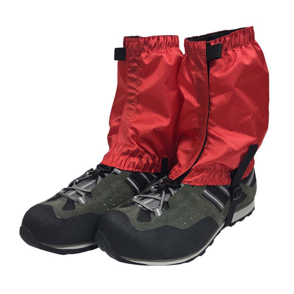 2 Pairs Outdoor Waterproof Walking Gaiters Snow Boots Cover