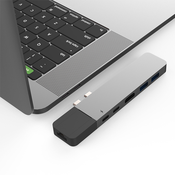 Cổng chuyển HyperDrive NET 6-in-2 Hub for USB-C MacBook PRO and MacBook Air 2018