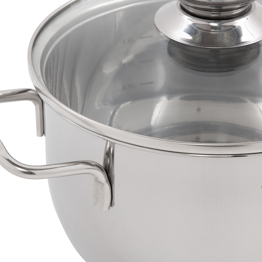 Nồi Inox 3 Đáy You Cook Thân Côn 18cm