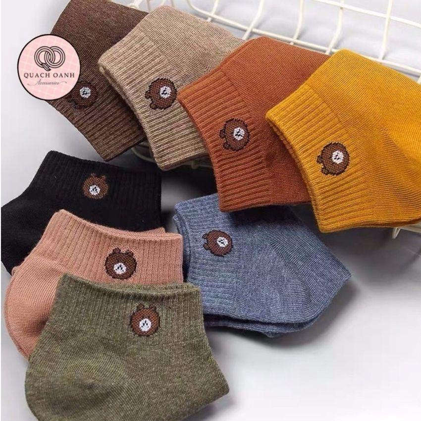 Combo 10 đôi tất gấu cổ ngắn