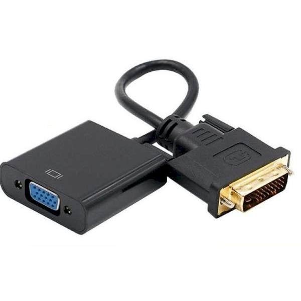 Cáp Chuyển Đổi Đầu DVI Ra VGA 25cm Chất Lượng Cao Chống Nhiễu