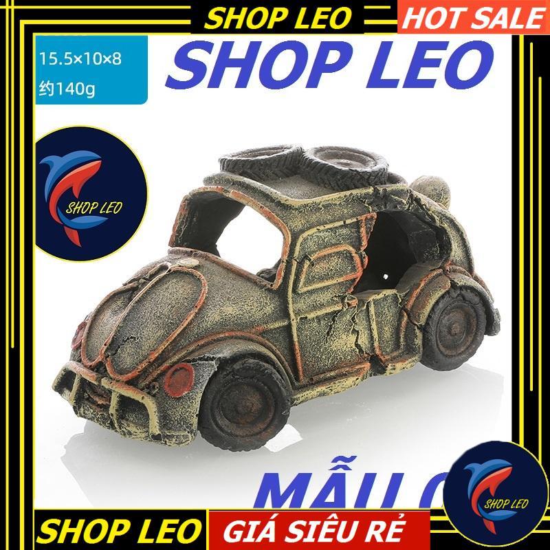 Mô hình ô tô trang trí - phụ kiện trang trí bể cá - hang tép - phụ kiện thủy sinh - hồ cá cảnh - shopleo