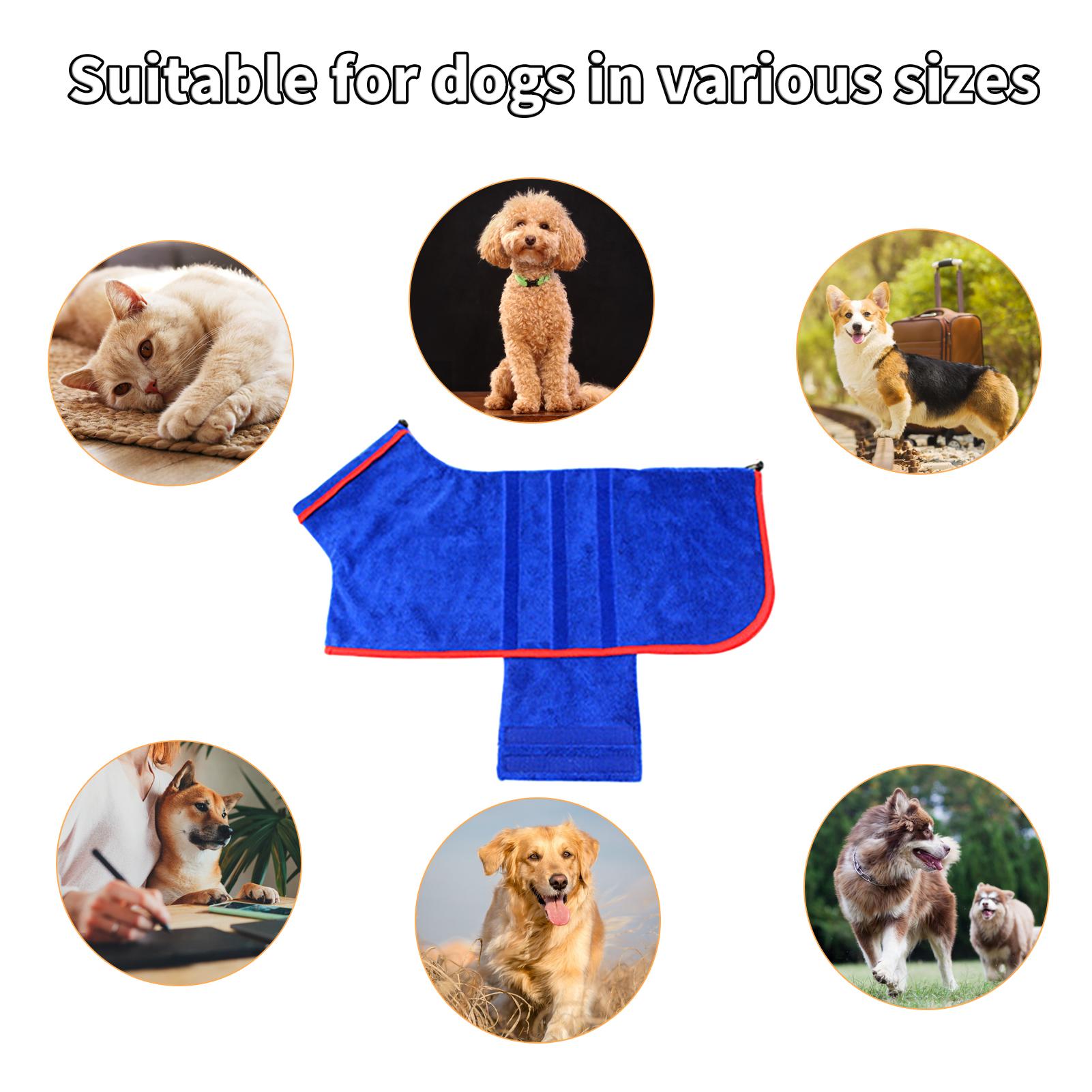 Khăn choàng tắm cho vật nuôi chó mèo, sấy nhanh siêu thấm