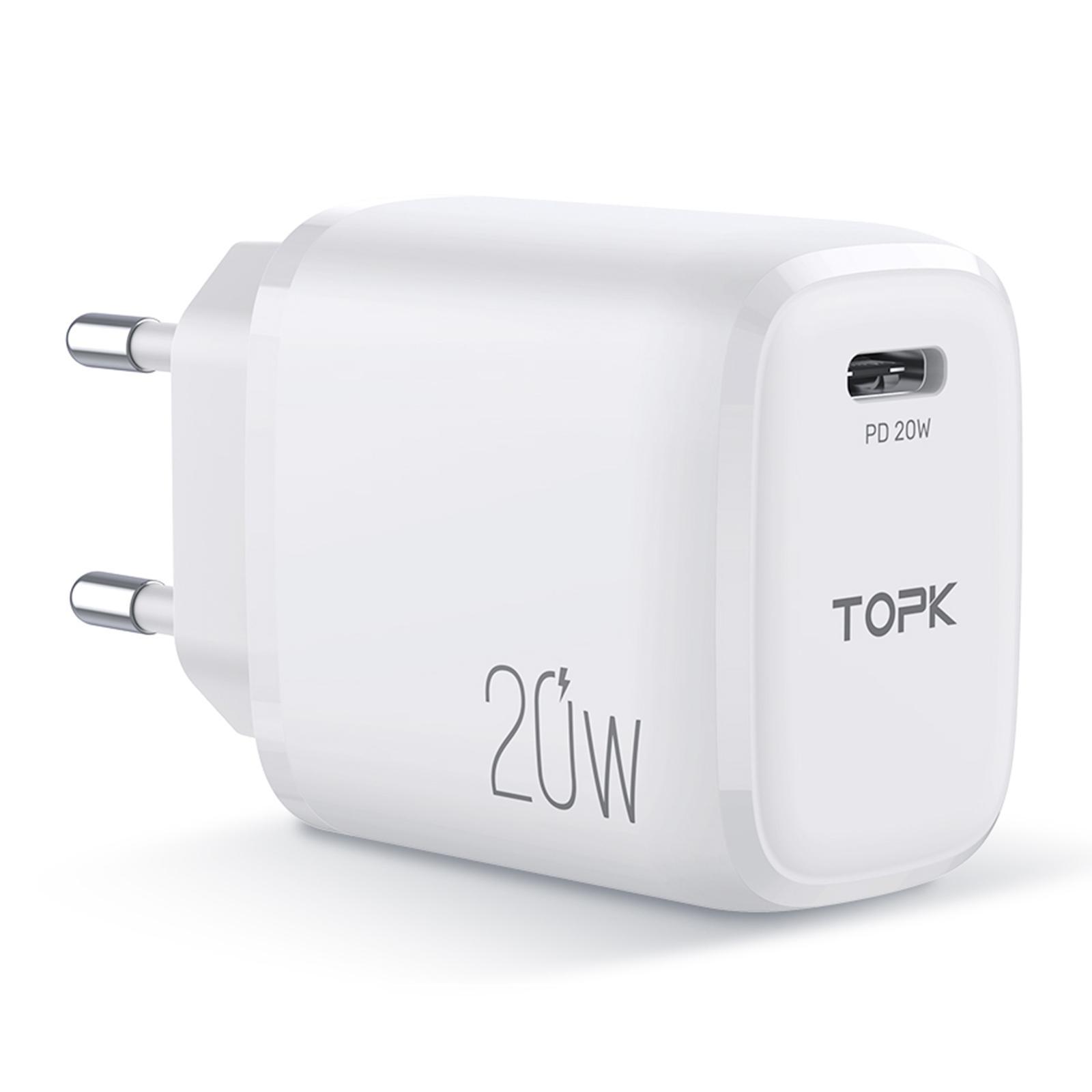PD 20W Ports Wall Charger Block Adapter Fast Charging EU Plug