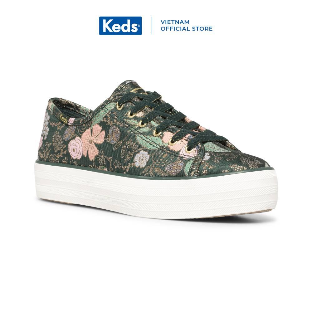 Giày Thể Thao Keds Nữ- Tripple Kick Colette Lurex Jacquard - KD065556WF