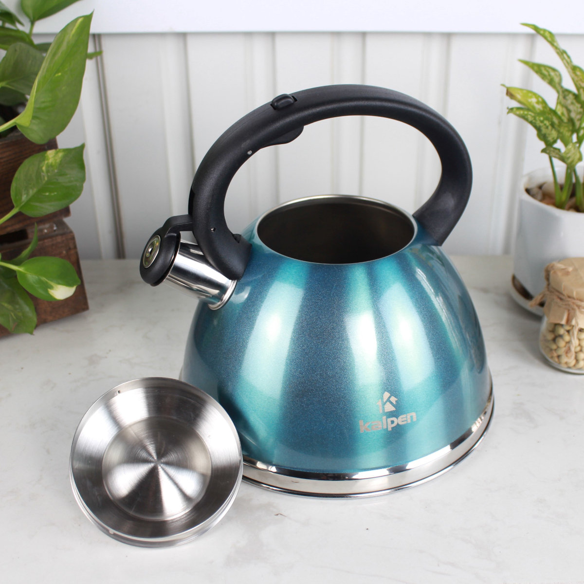 Ấm đun nước Inox 304 cao cấp Kalpen KK03 dung tích 3L dùng bếp từ chuẩn Đức - Hàng chính hãng