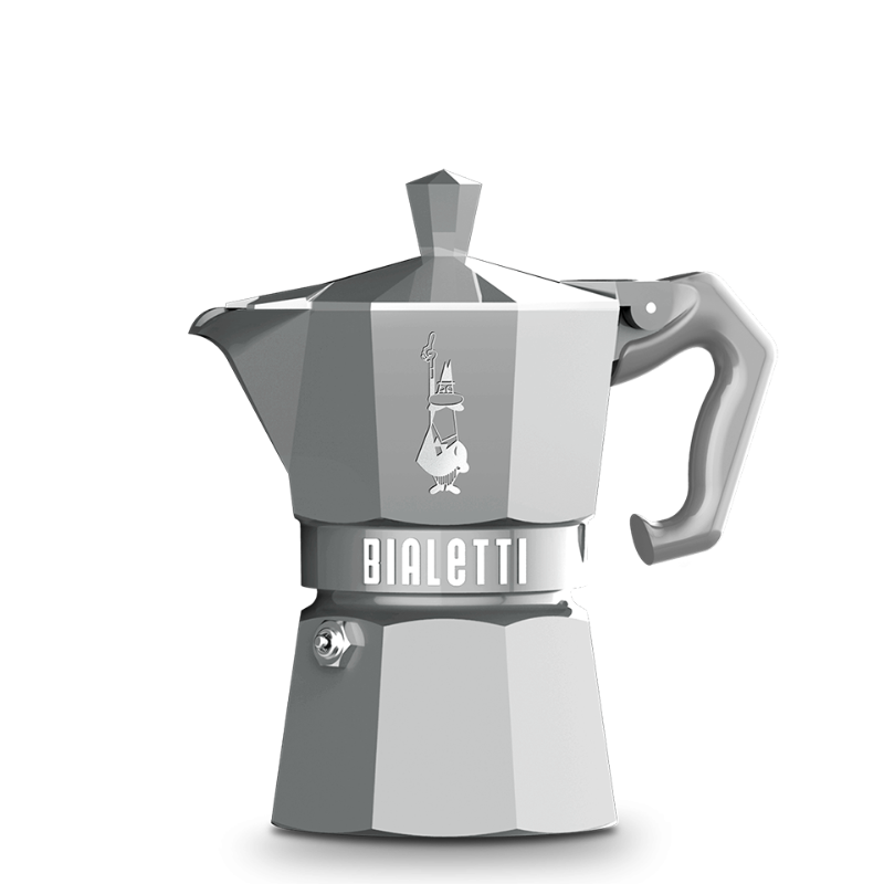 ẤM PHA CÀ PHÊ BIALETTI MOKA EXCLUSIVE SILVER