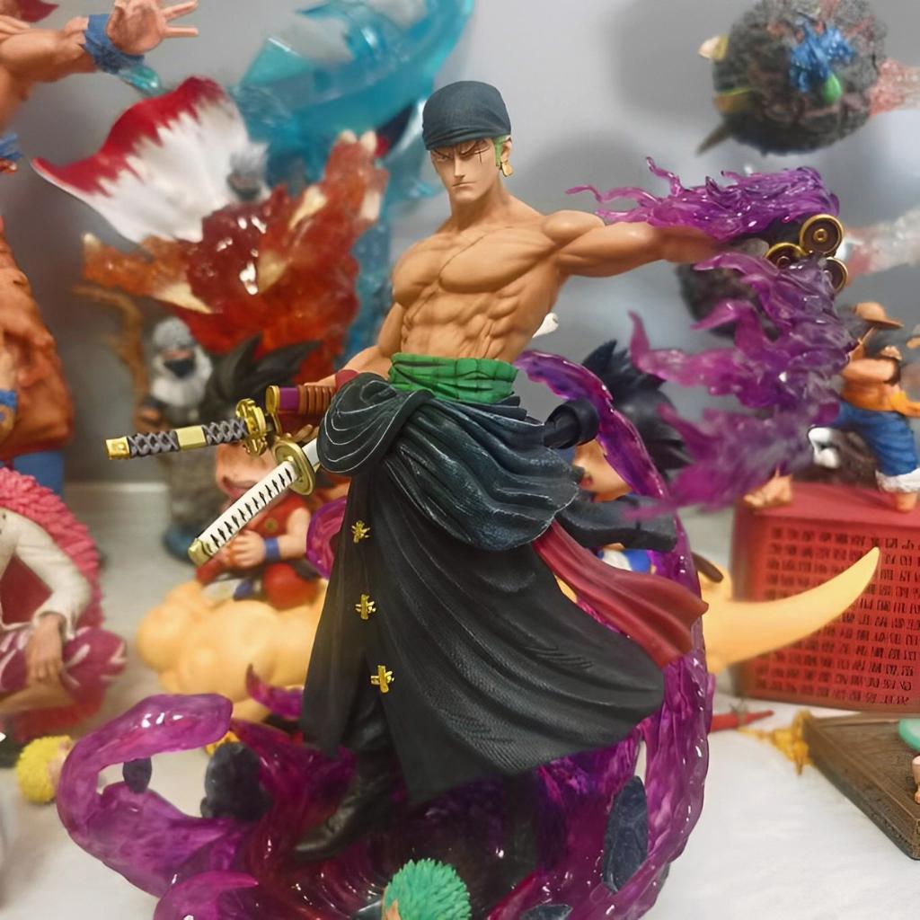 Mô Hình Zoro Siêu Ngầu 33Cm Siêu Ngầu Mô Hình One Piece Cao Cấp, Figure Mô Hình Anmie One Piece Luffy Vua Hải Tặc