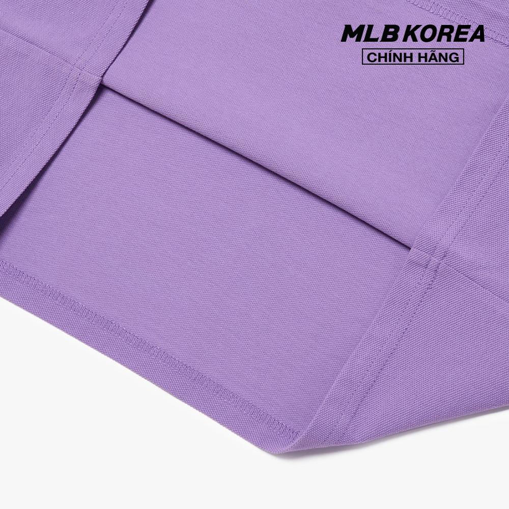 MLB - Đầm mini phom suông cổ bẻ tay ngắn Pique 3FOP00623