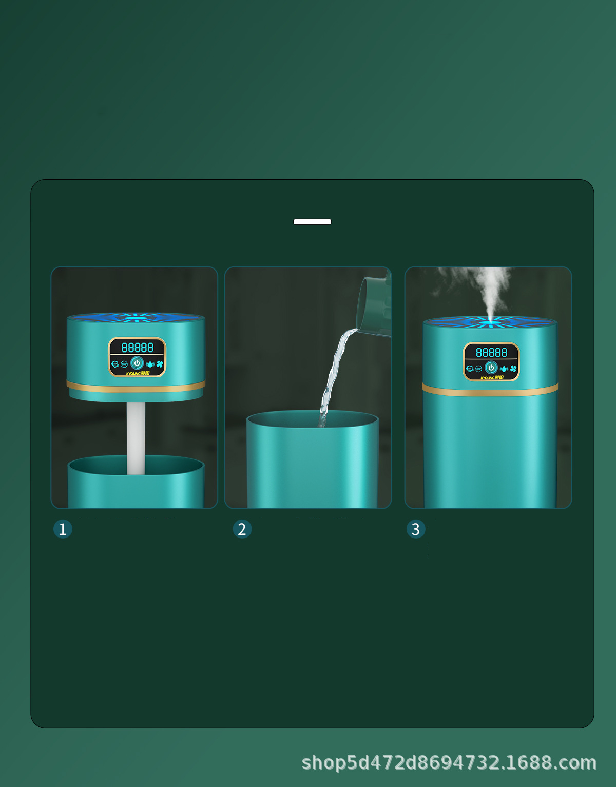 Máy Phun Sương Tạo Ẩm Không Khí Teement , Máy Xông Và Khuyếch Tán Tinh Dầu Dung Tích 1.1 Lít Với 3 Chế Độ Phun, Tích Hợp Đèn Ngủ Tự Thay Đổi Màu Sắc, Độ Ồn Thấp, Phun Liên Tục 8h Và Tự Ngắt Khi Hết Nước, Sạc Usb Tiên Lợi, - Hàng Chính Hãng