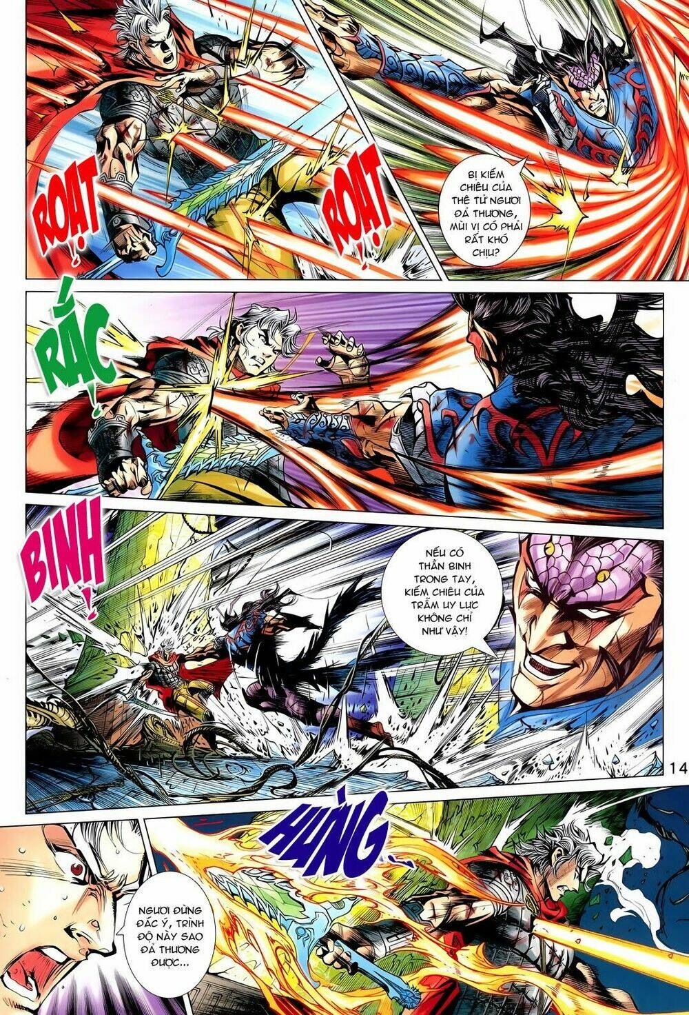 thần binh vấn thiên chapter 13 14