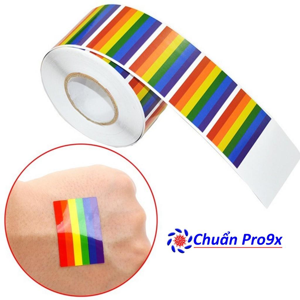 Miếng dán cầu vồng cho cộng đồng LGBT 3*5 cm