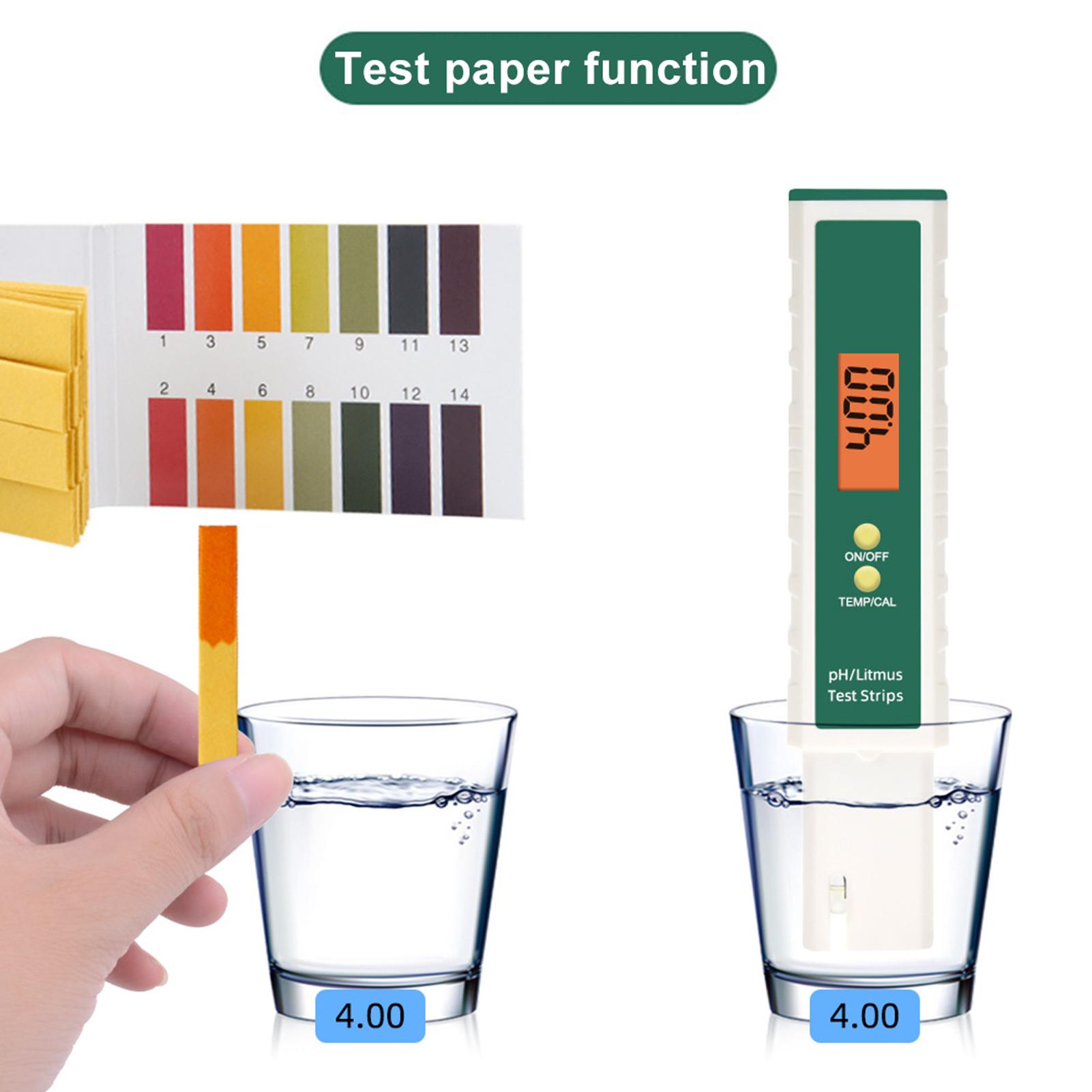 Digital PH Meter PH Tester Water Quality Tester Temperature Function