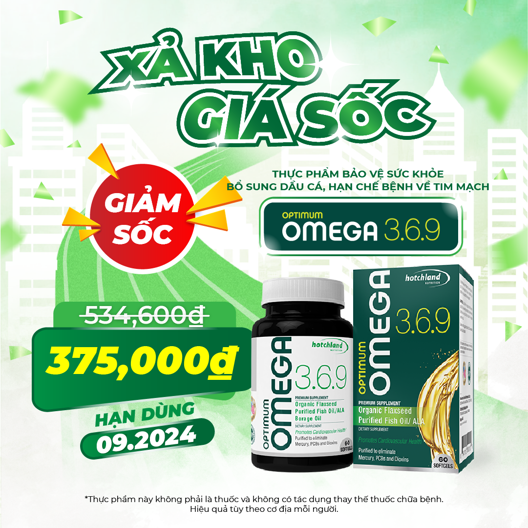 Thực phẩm chức năng Optimum Omega 369