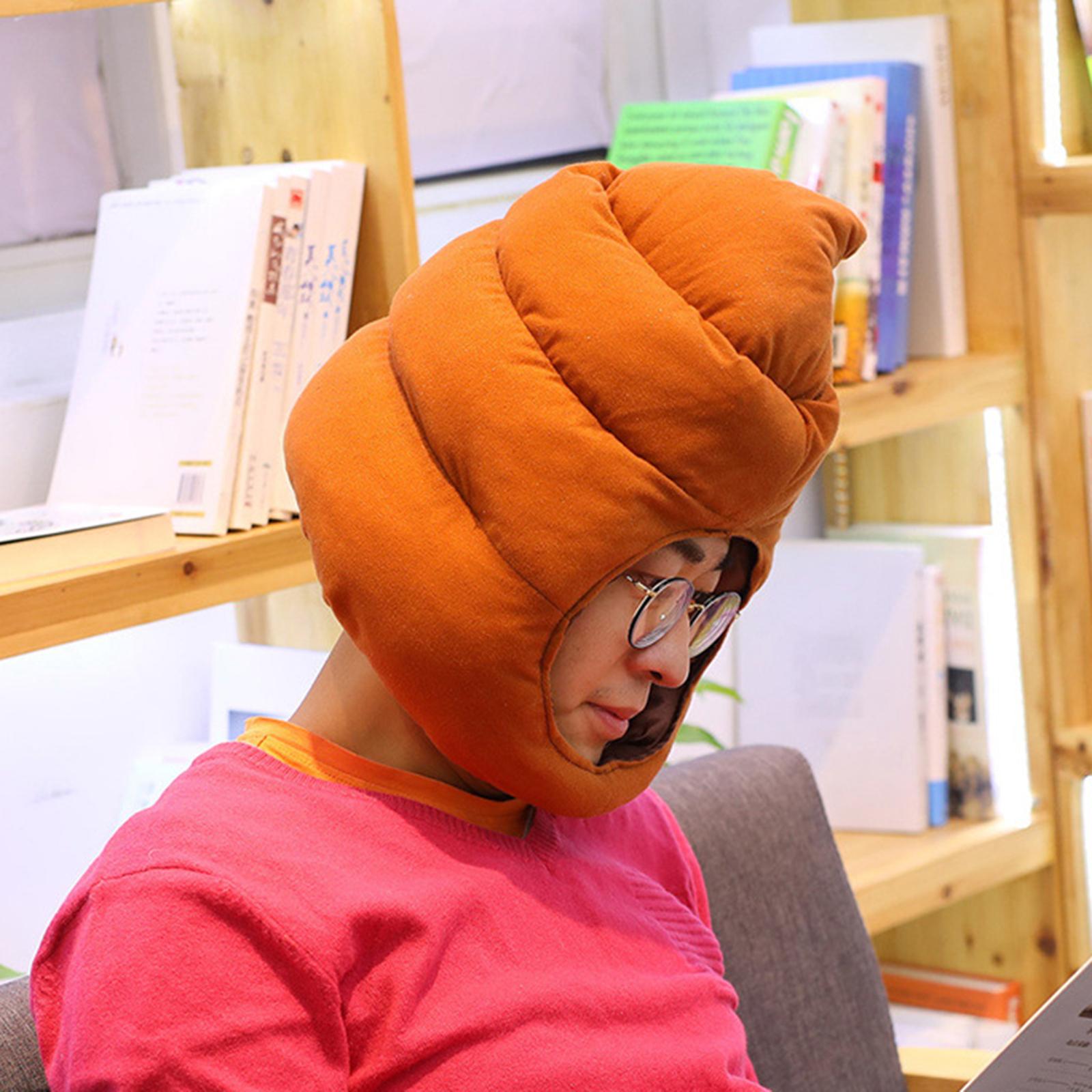 Women Girls Funny Plush Fake   Hat Headband Headwear Party Photo Props