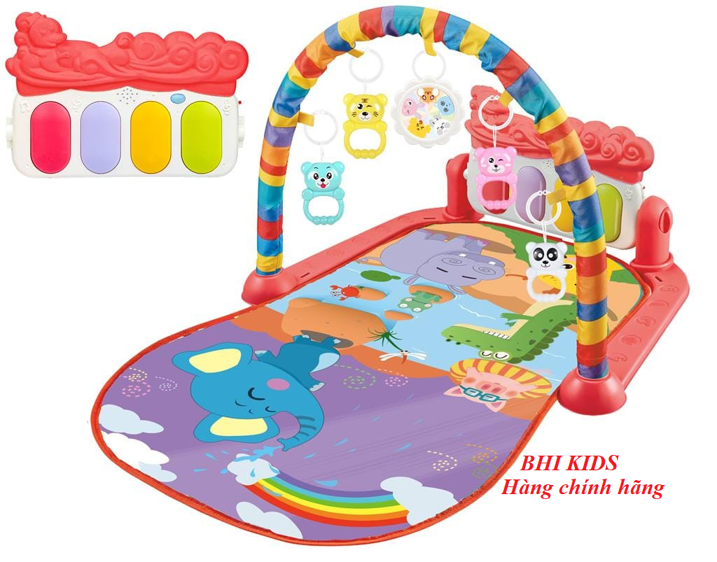 + TẶNG QUÀ - THẢM NHẠC HÀNG LOẠI 1 CHO BÉ NẰM CHƠI MẪU HƯƠU, CÁ HEO, VOI