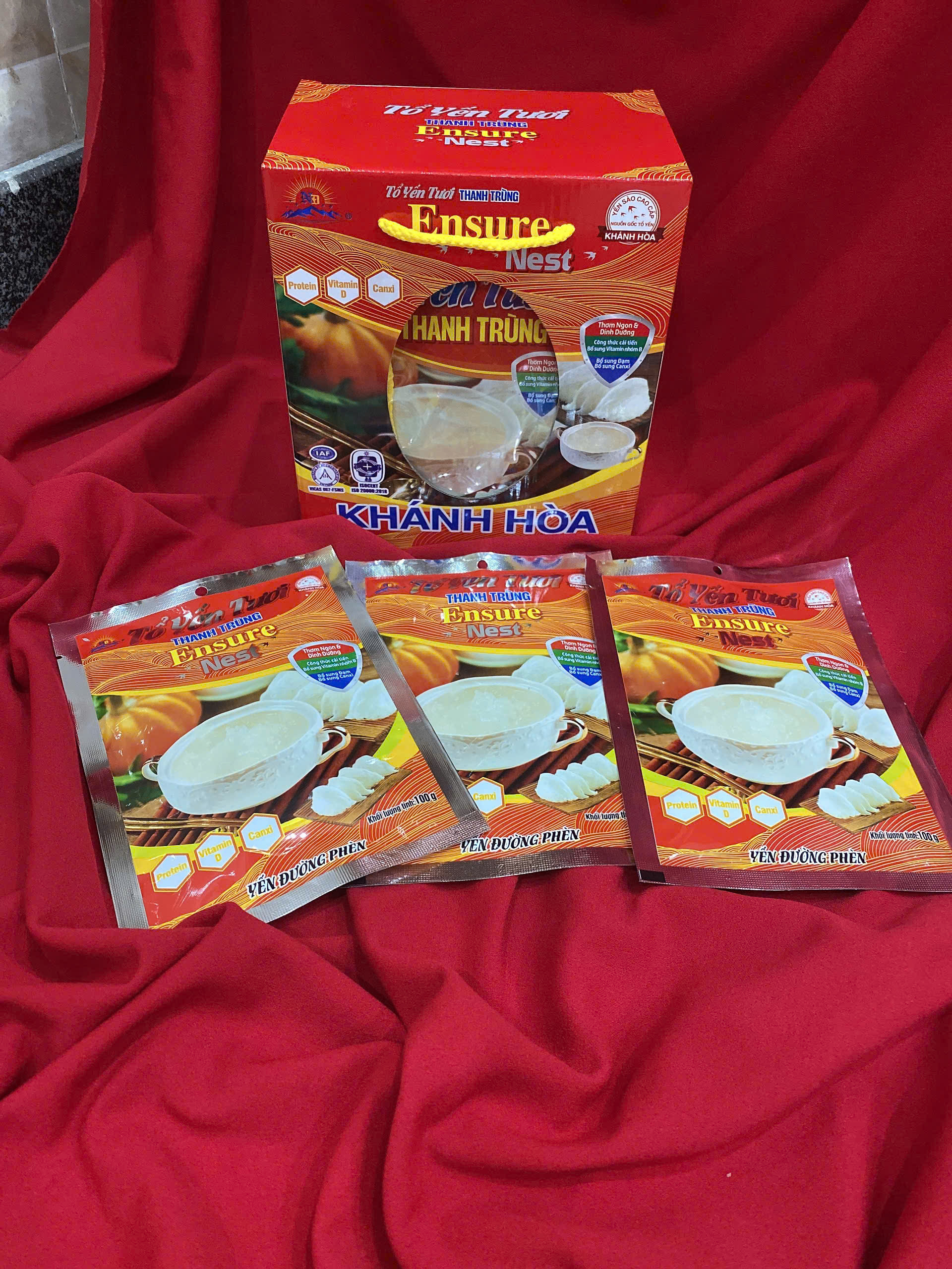 Tổ Yến Tươi Thanh Trùng Ensure Nest - 100g 350mg Yến Tươi Nguồn Gốc Yến Khánh Hoà