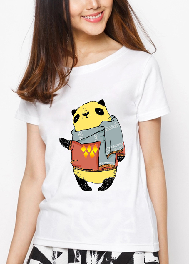 Áo Thun Nữ Chú Gấu Dễ Thương