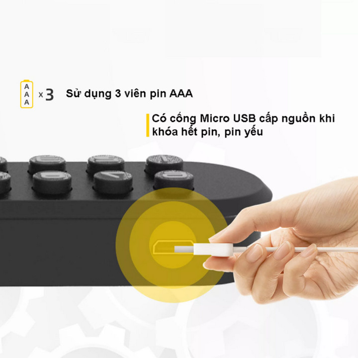 Khóa Vân Tay Mã Số Ngăn Kéo Tủ Đồ
