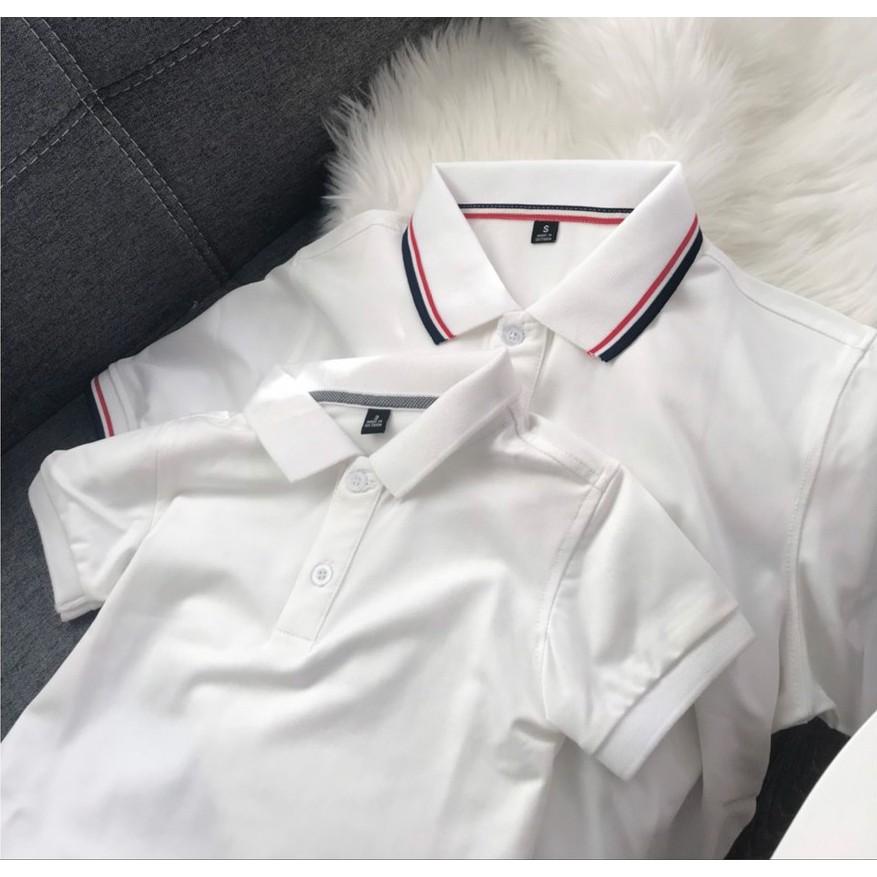 Áo thun Polo Gia Đình Cá Sấu Unisex vải cá sấu Poly co dãn 4 chiều dày dặn
