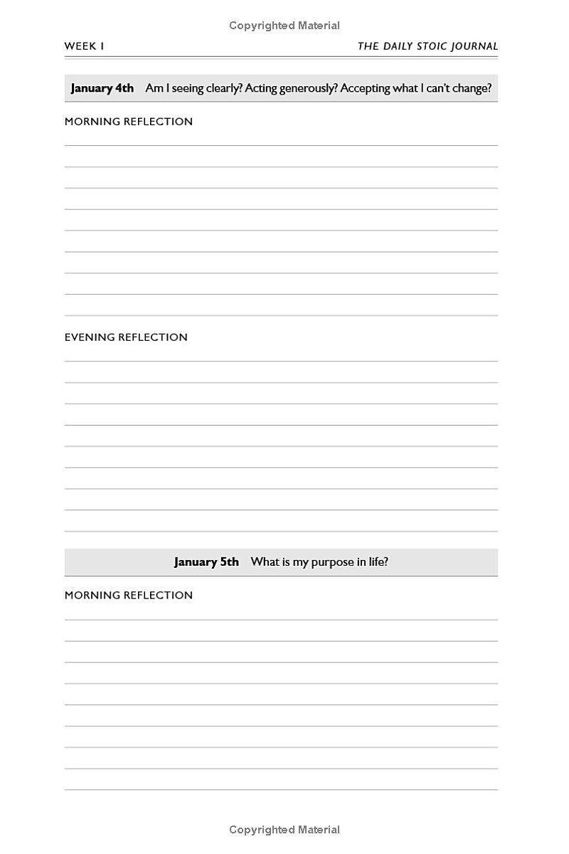 Sách ngoại văn: The Daily Stoic Journal