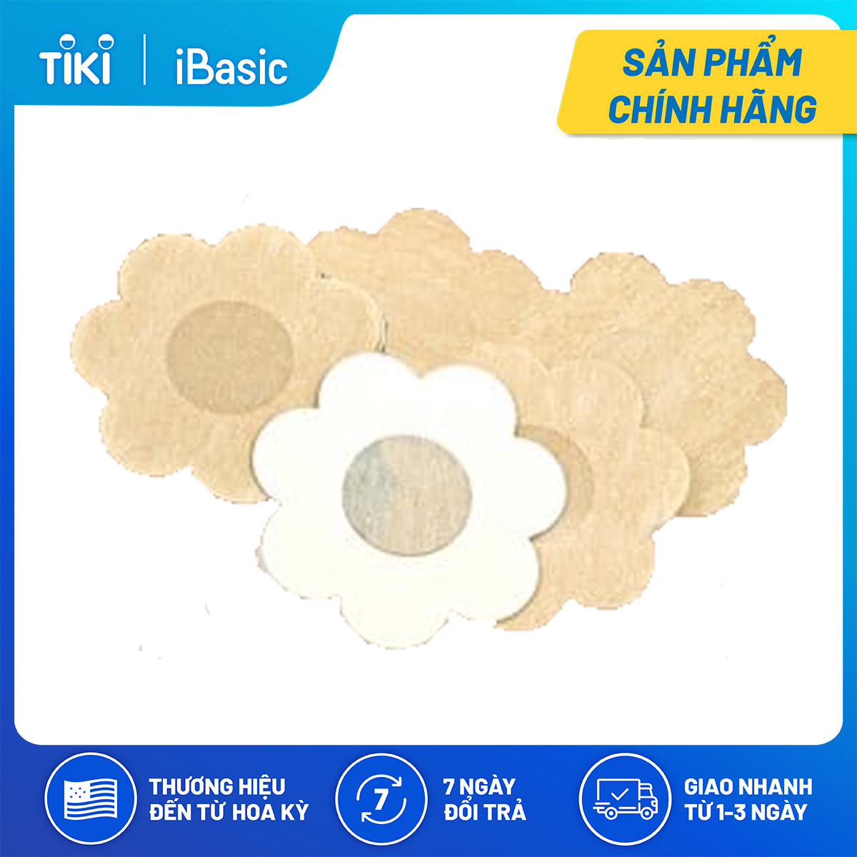 Dán đầu ngực vải iBasic PK067