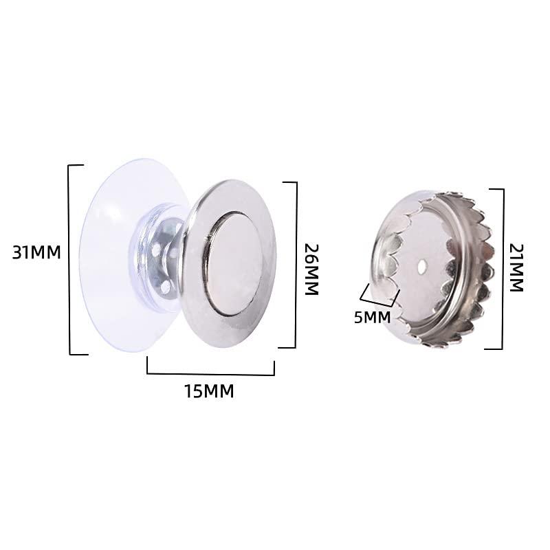 Rất nhiều 3 giá đỡ bồn rửa từ tính | Self -enimme cá mập tắm savon | Hỗ trợ tường bằng thép không gỉ mà không cần khoan nhà bếp WC , 3,1 x 1.9 1.6 cm