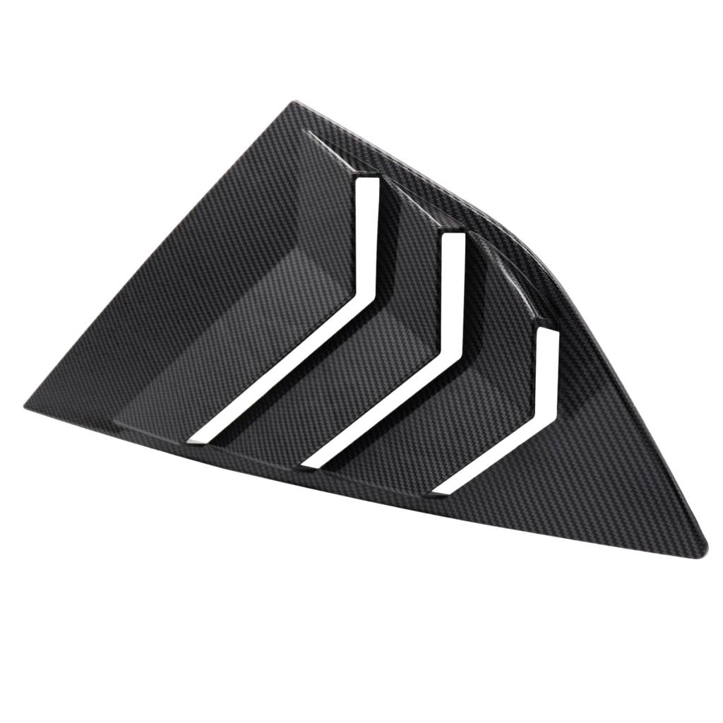 Rear Quarter Panel Window Side Louvers Vent Trim for Ford Focus Hatchback 4D