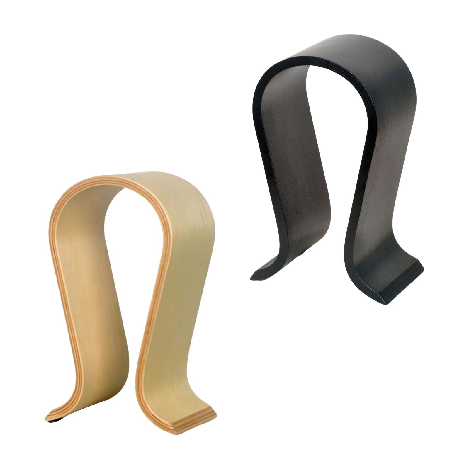 Universal Headset Stand Desktop Wooden Headphone Holder for Husband