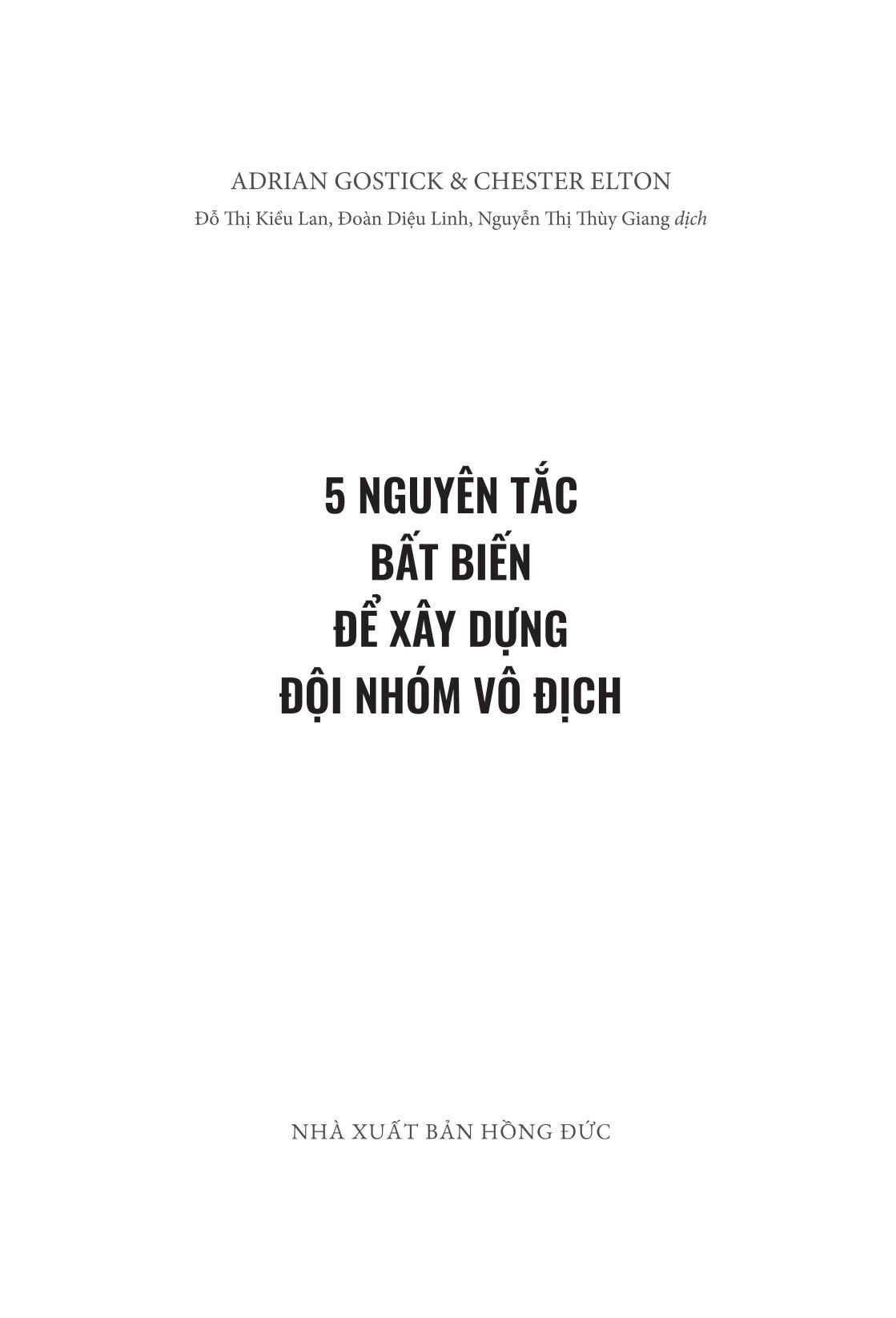 5 Nguyên Tắc Bất Biến Để Xây Dựng Đội Nhóm Vô Địch