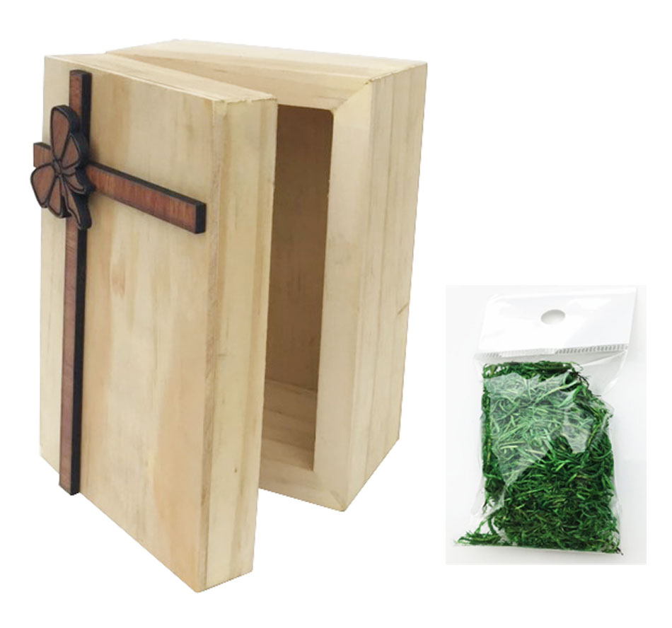 Hộp đựng quà tặng độc đáo bằng gỗ thông tự nhiên[ TẶNG KÈM CỎ ĐẶT BÊN TRONG HỘP], hộp thích hợp dùng cho các món quà như:son, trang sức,đồng hồ, nước hoa…
