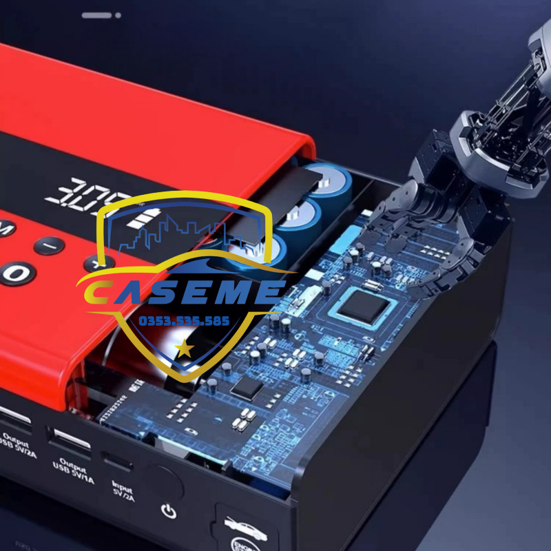 Bơm Lốp &amp; Kích Bình Ô Tô Soulor - Pin 99.800mAh, 180W, Tự Ngắt, Đèn LED, Sạc Dự Phòng - Công Nghệ Nhật Bản - Hàng Nhập Khẩu