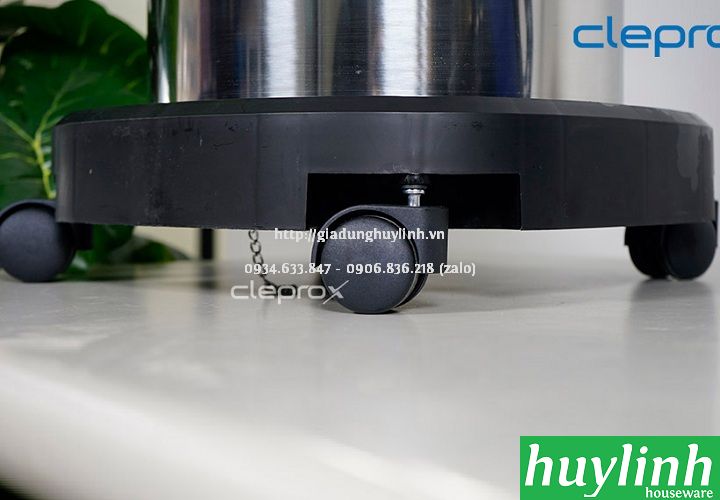 Máy hút bụi công nghiệp khô và ướt CleproX X1/40 - 30 lít - Công suất 1800W [Thùng nhựa - Inox] - Hàng chính hãng