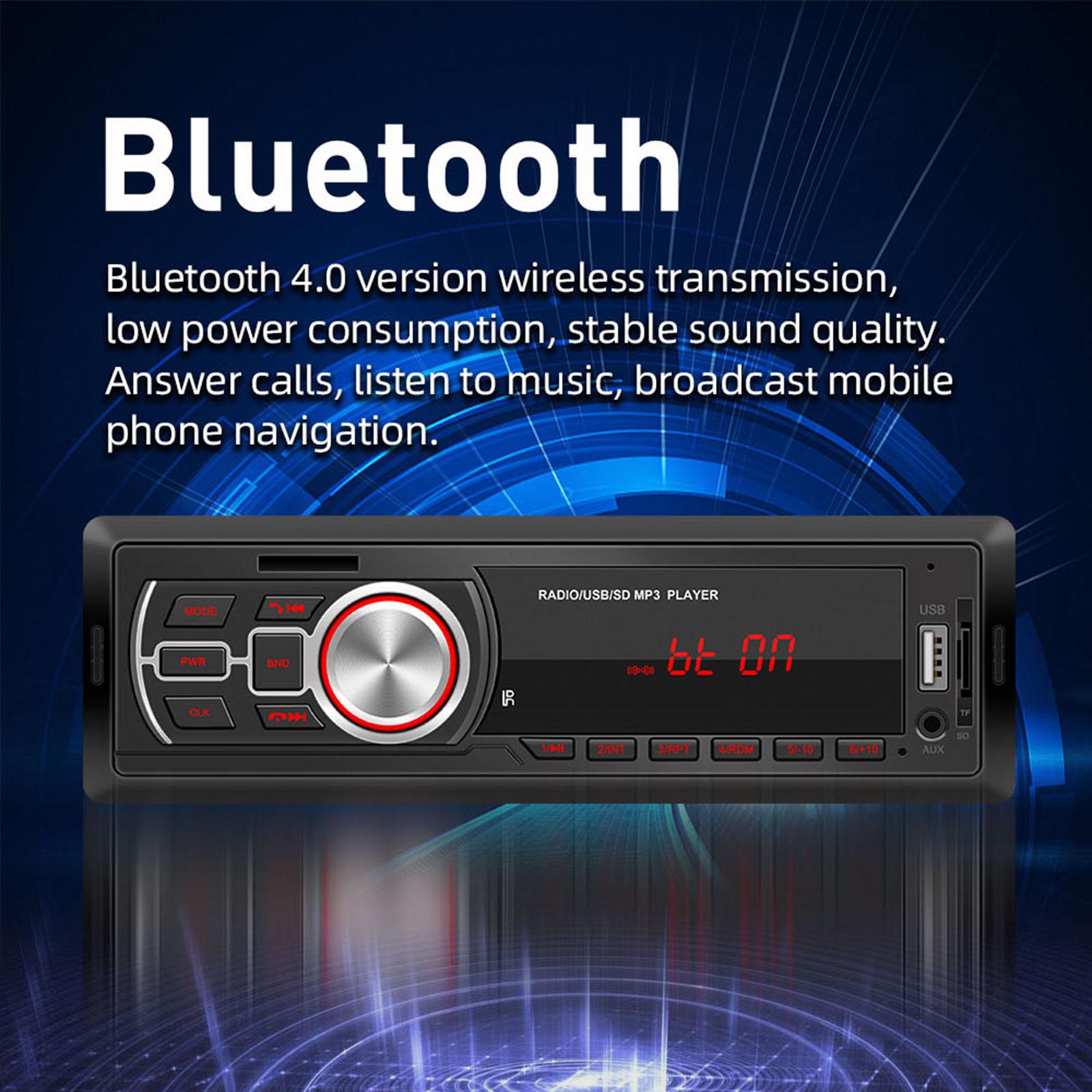 Multimedia Audio Systems Car Stereo CD USB Port Wireless Remote Control