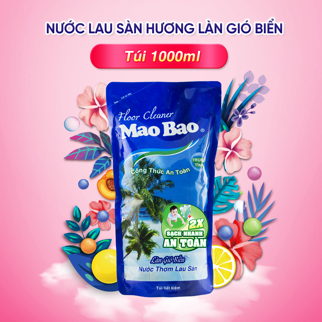 Nước Lau Sàn Làn Gió Biển Mao Bao 1L