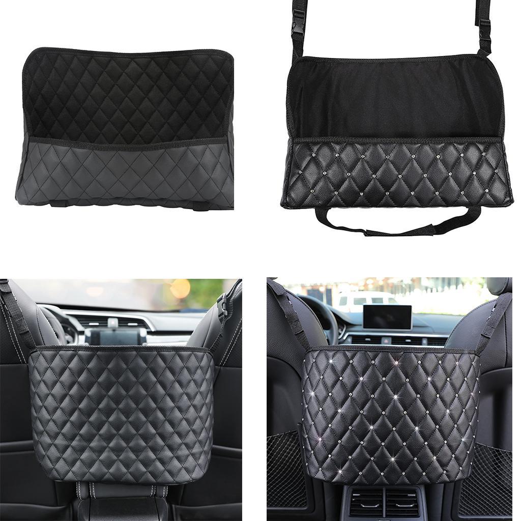 2 Packs Car Net Pocket Storage Bag Door Seat Side Back Holder Organizer Pouch