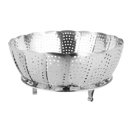 Khay / Xửng / Vỉ Chõ Hấp Inox Xòe Cánh V1 Đa Năng 3 Chân Hấp Bánh, Bánh Bao, Đồ Ăn - Dụng Cụ Nhà Bếp