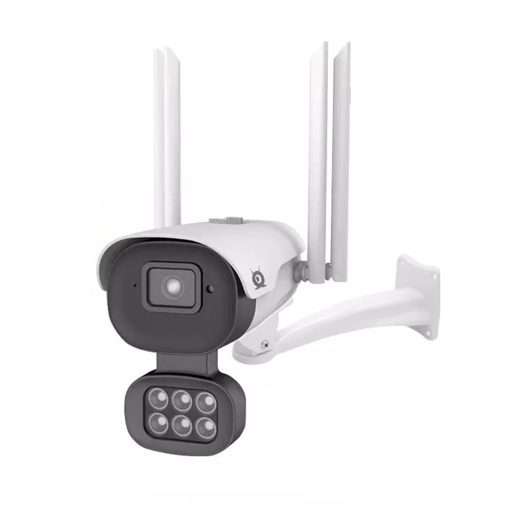 Camera Wifi V380Pro V008 4 Râu 5.0 Mpx Ngoài Trời Xem đêm có màu, AI nhận diện khuôn mặt, Báo động chỉ con người có còi hú - Hàng Nhập Khẩu