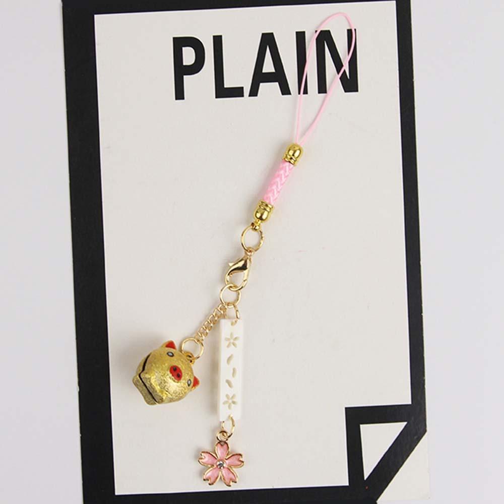 Aaron1 Móc Khóa Hình Thỏ / Mèo May Mắn Dễ Thương