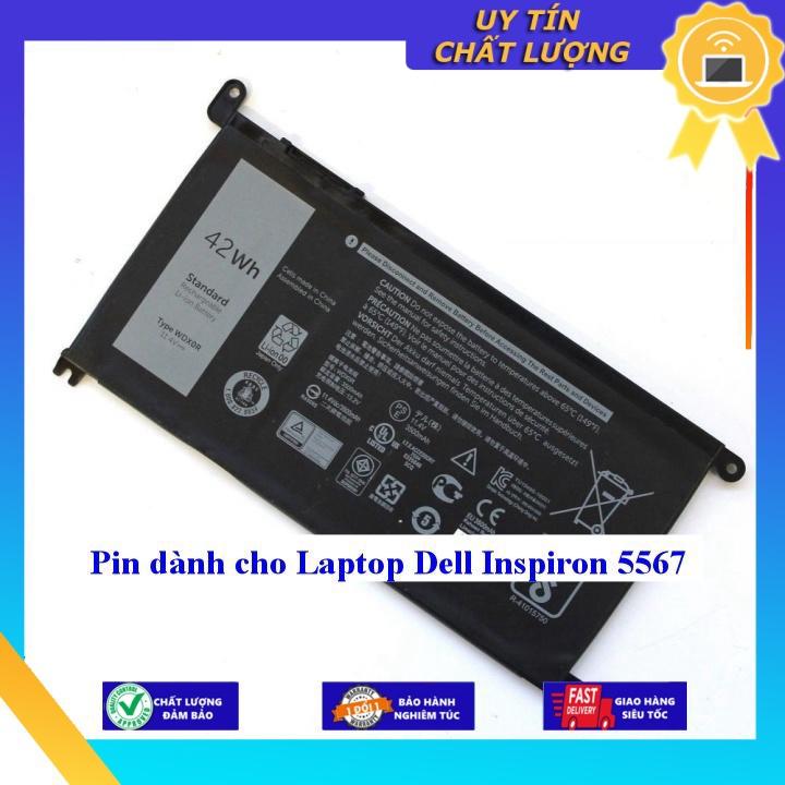Pin dùng cho Laptop Dell Inspiron 5567 - Hàng Nhập Khẩu New Seal