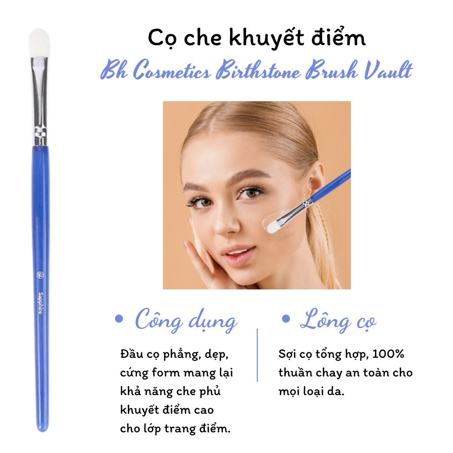 Cọ Che Khuyết Điểm Bh Cosmetics Birthstone Bh Cosmetics Birthstone Concealer Shapphire Brush