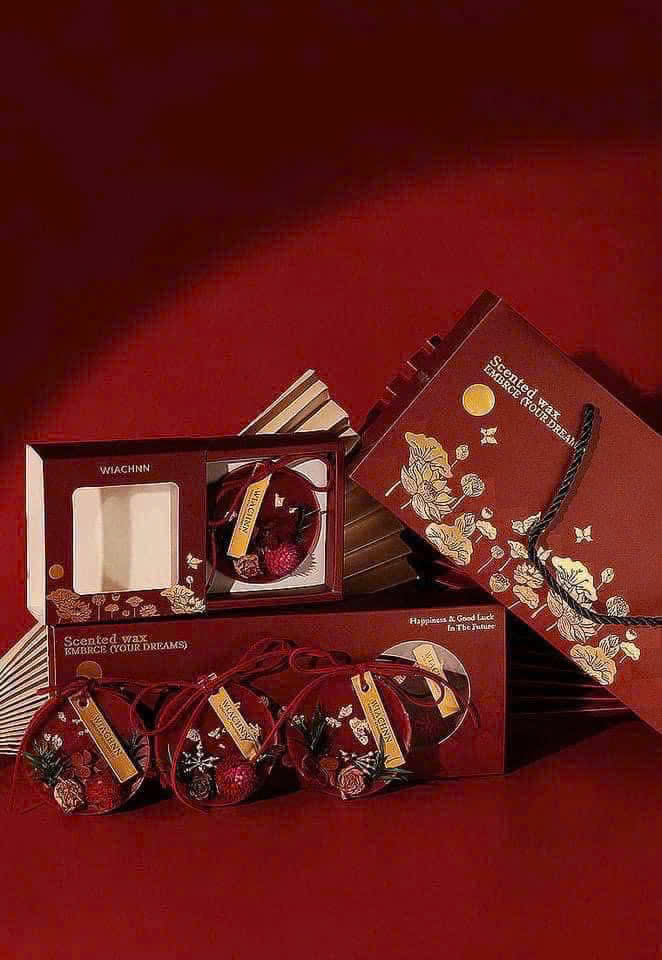 [KoSuyTu] Set 3 Sáp Thơm WIACHNN Bản Đặc Biệt Hương Tự Nhiên Kèm Túi - Thơm, An Toàn, Kèm Túi Làm Quà  Sang Trọng