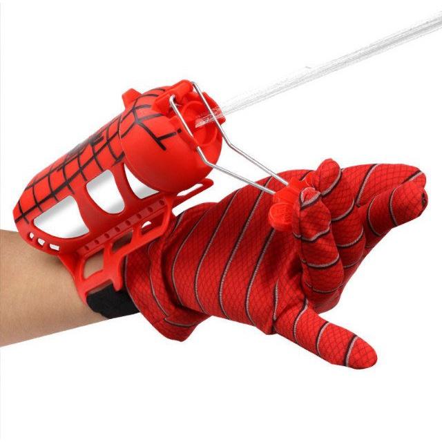 Bộ Đồ Chơi Găng Tay Người Nhện Spider Man Có Thể Bắn Tơ Độc Đáo Cho Trẻ Em