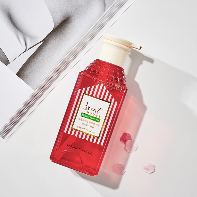 Sữ Tắm Dạng Gel Hương Thơm Lâu Dài Dưỡng Ẩm Làm Sạch Sâu Unisex SCENTHOUSE Moonlight Tuberose Perfume Shower