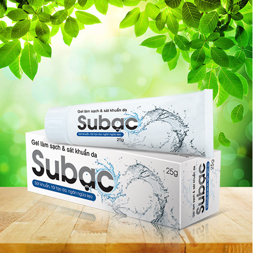 GEL LÀM SẠCH DA &amp; KHÁNG KHUẨN SUBẠC