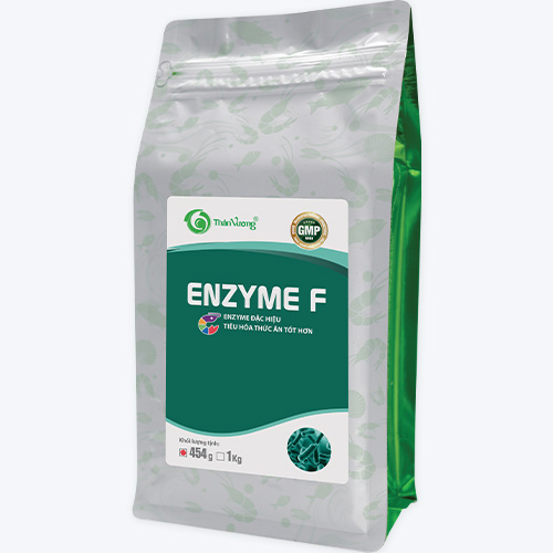 ENZYME ĐẶC HIỆU GIÚP TÔM DỄ TIÊU HÓA, HẤP THU THỨC ĂN TỐT, GIẢM STRESS, GIẢM LƯỢNG PHÂN VÀ THỨC ĂN THỪA THẢI RA MÔI TRƯỜNG NƯỚC ENZYME F