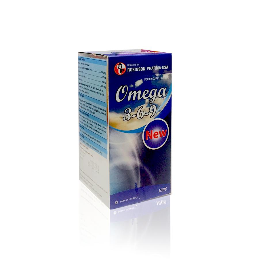 Viên uống sáng mắt Omega 3 6 9 New - chai 100 viên - giúp tăng cường thị lực,hỗ trợ giảm mỡ máu- Medi&Beauty