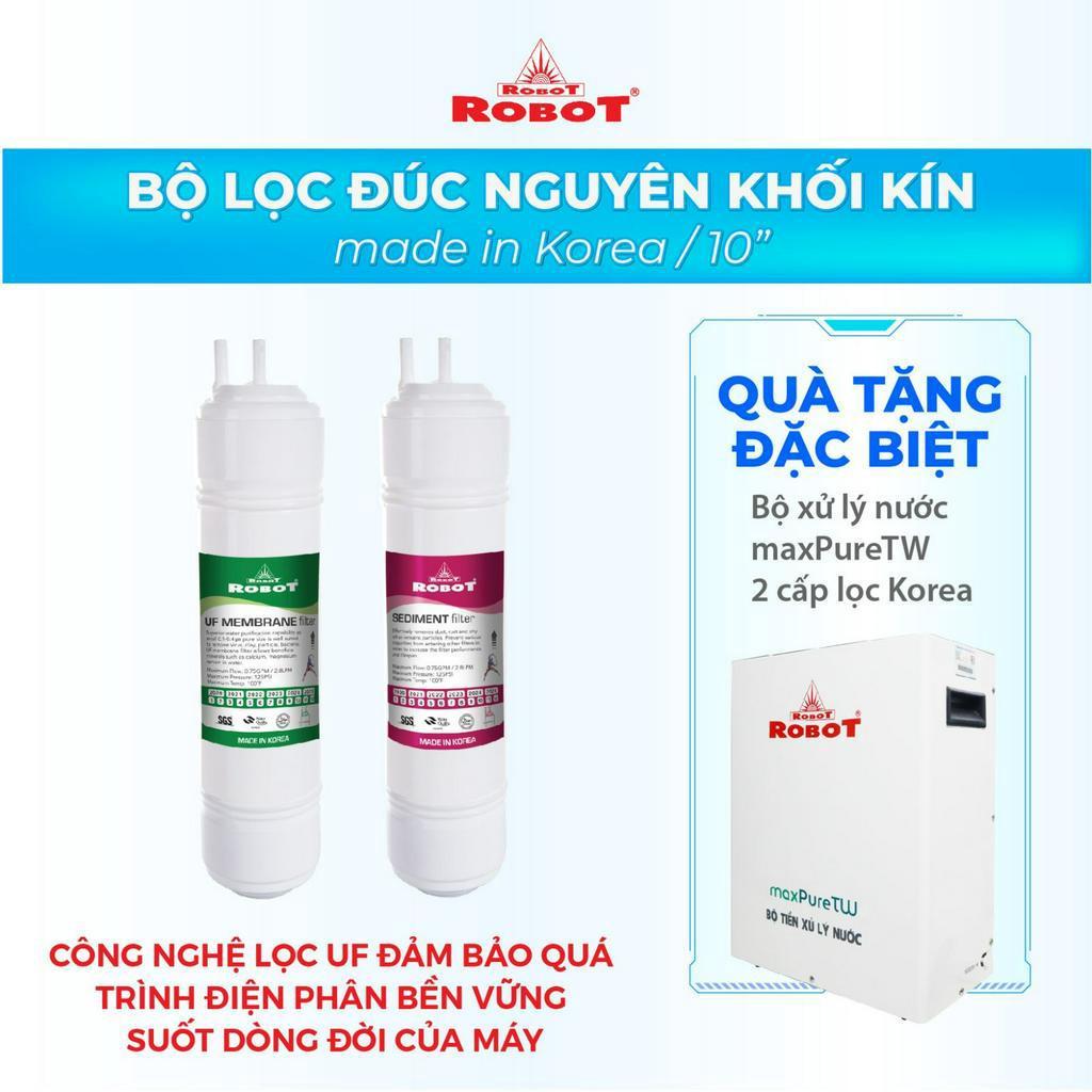 Máy Lọc Nước Điện Giải Ion Kiềm ROBOT IonSmart 510 Nóng Thông Minh Tạo 10 Loại Nước Sử Dụng - Hàng Chính Hãng