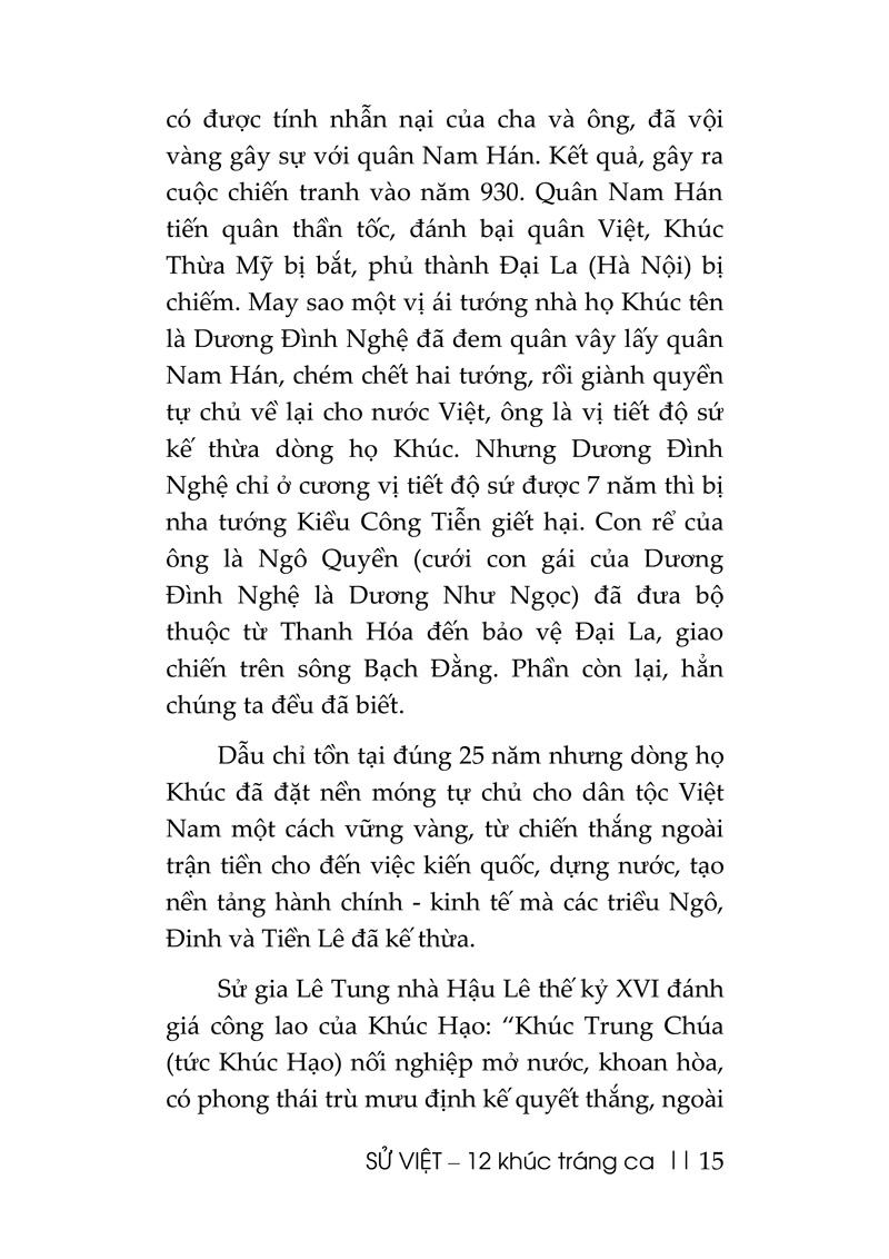 Sử Việt - 12 Khúc Tráng Ca (Tái Bản 2022)